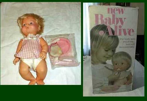 1970s Baby Alive doll with original box