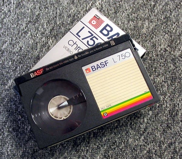 Betamax videocassette