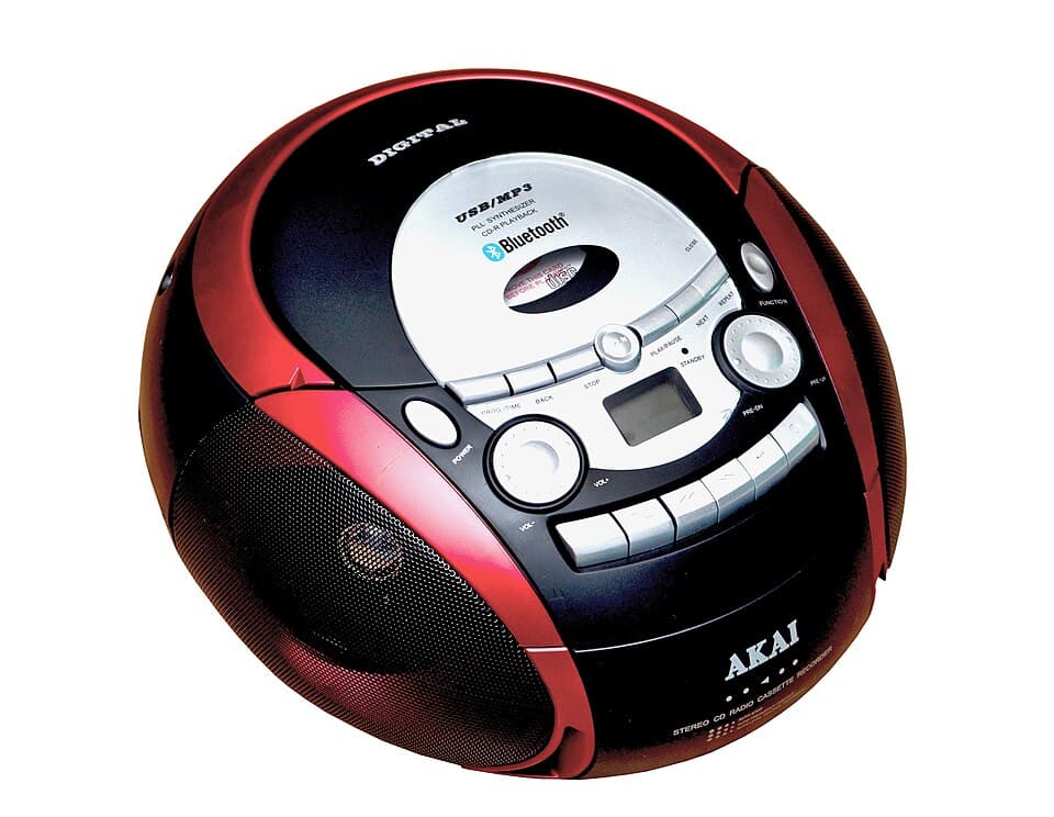 Akai Bluetooth CD and Cassette Boombox