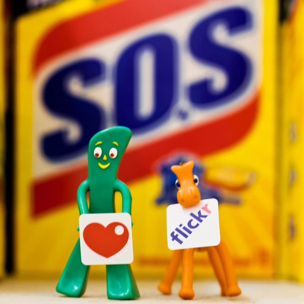 Gumby and Pokey bendable toy figures