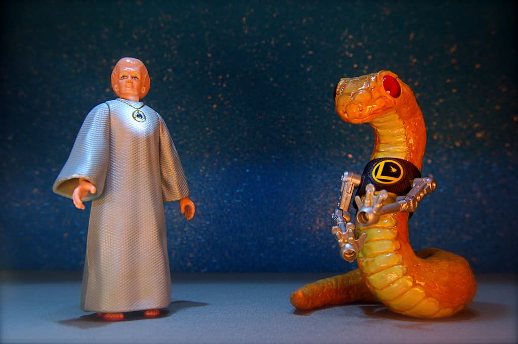 Vintage Micronauts action figures