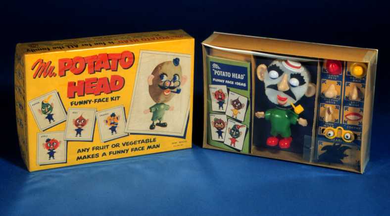 Original 1952 Mr. Potato Head boxed toy set