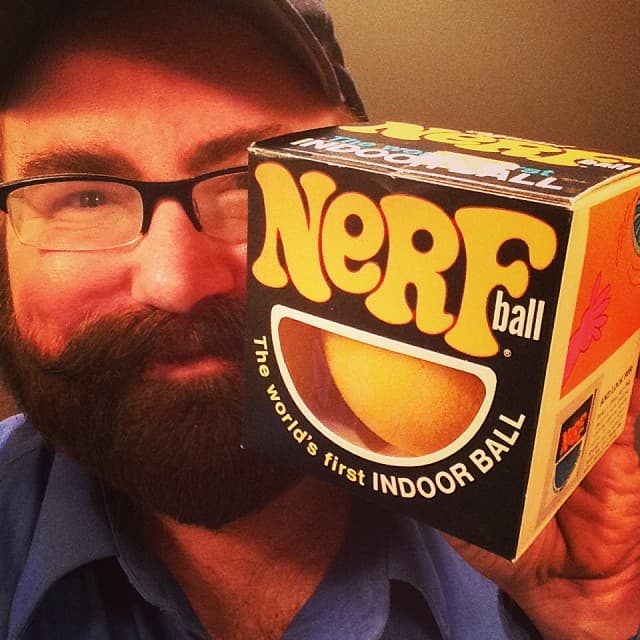 Original 1969 Nerf Ball in its box