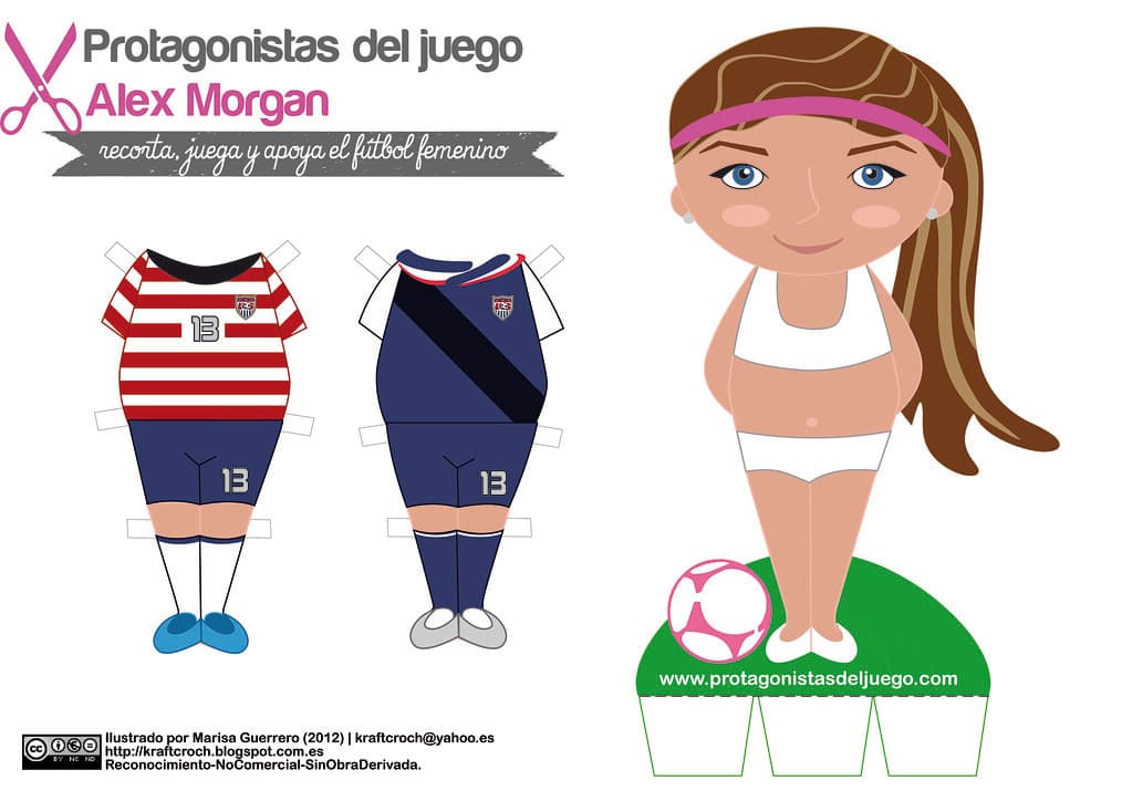 Paper doll cutout