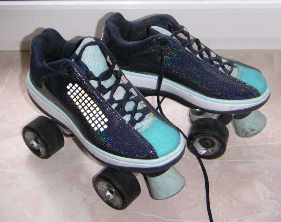 Pair of quad roller skates