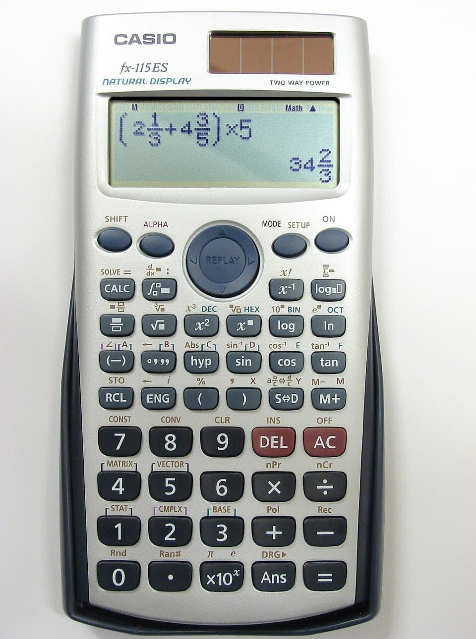 Casio fx-115ES scientific calculator