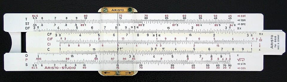 Aristo slide rule