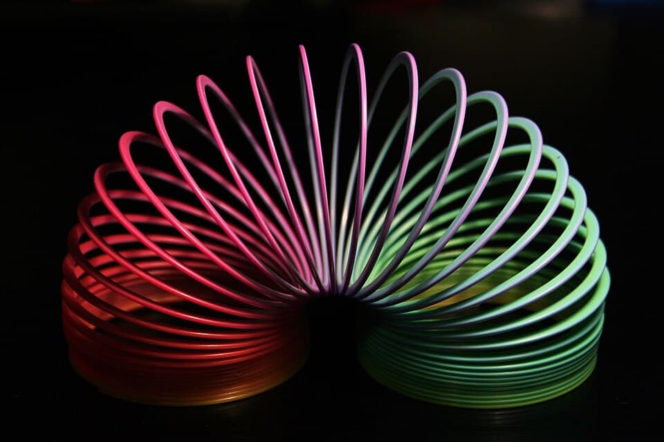 Slinky rainbow