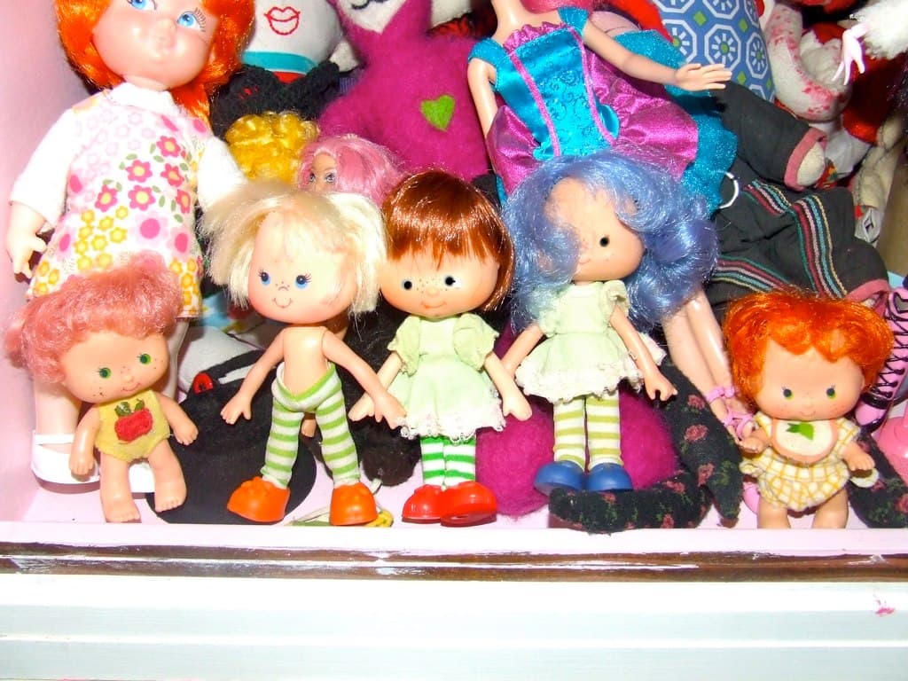 Vintage Strawberry Shortcake character dolls