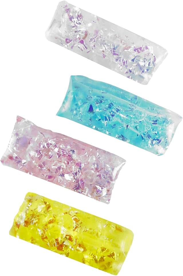 Glittery water wiggler snake tube toys
