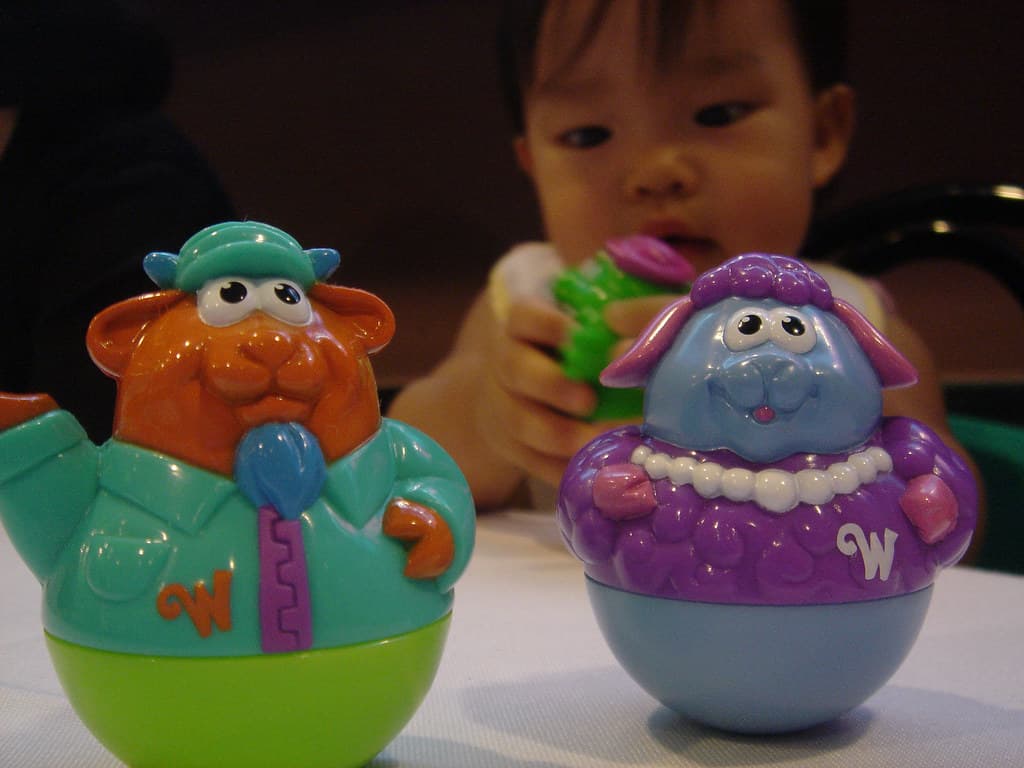 Vintage Playskool Weebles Wobble figures