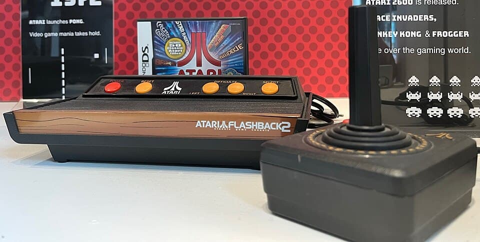 Atari Flashback — Atari Flashback 2 on display