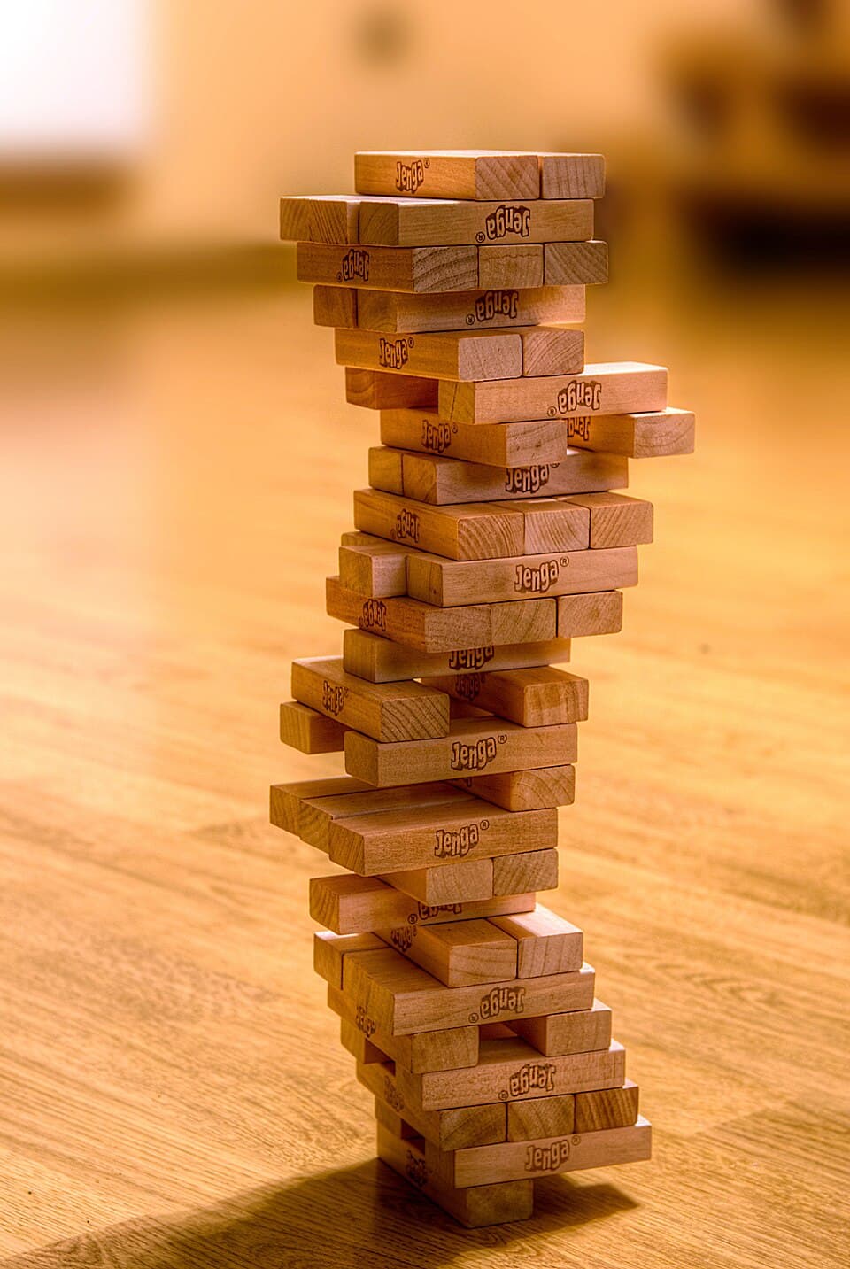 Jenga — Jenga distorted