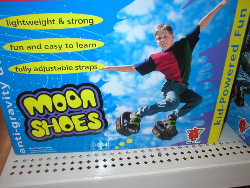 Moon Shoes photographed in a collection or in use