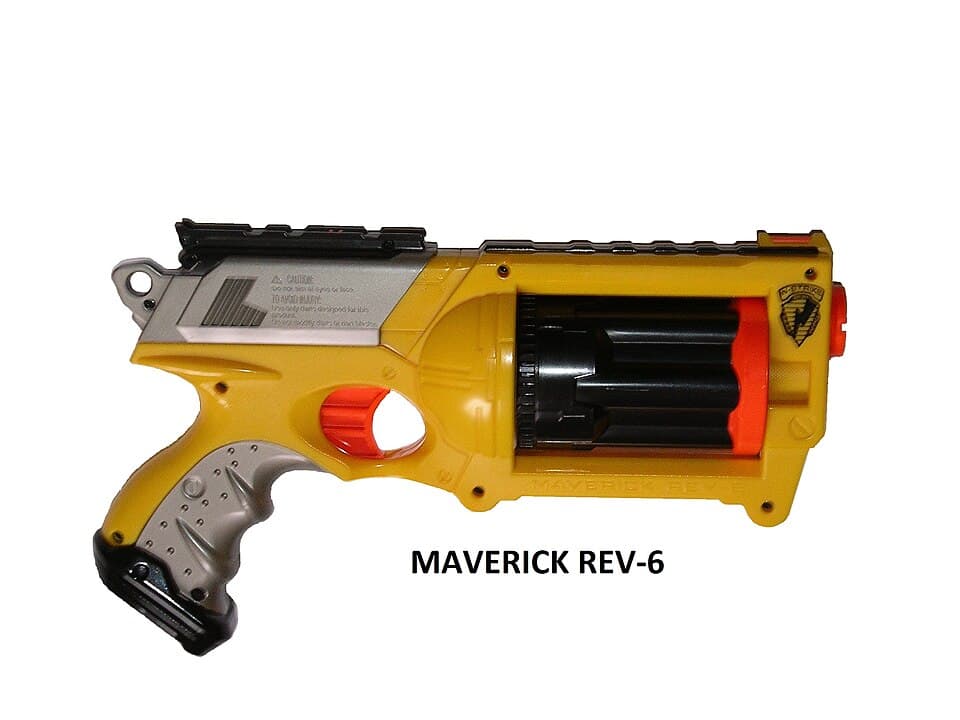the later NERF Maverick REV-6 model.