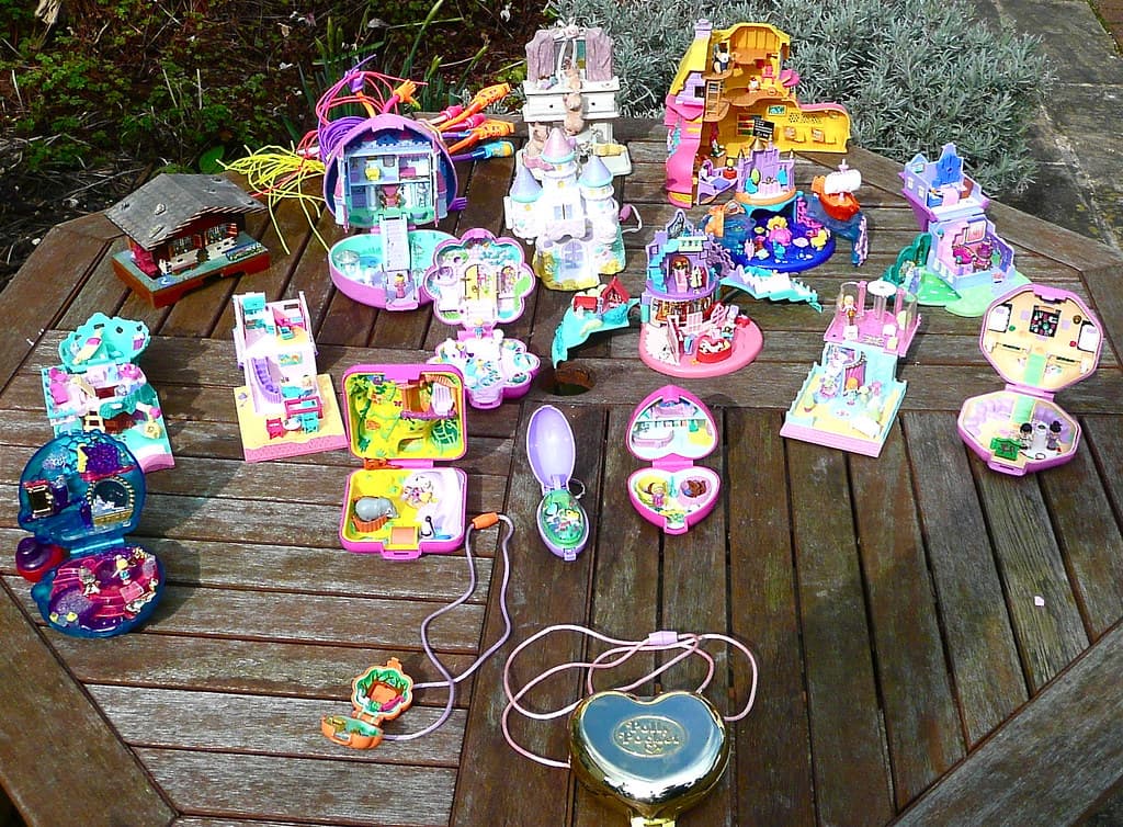 Polly Pocket photographed in a collection or in use