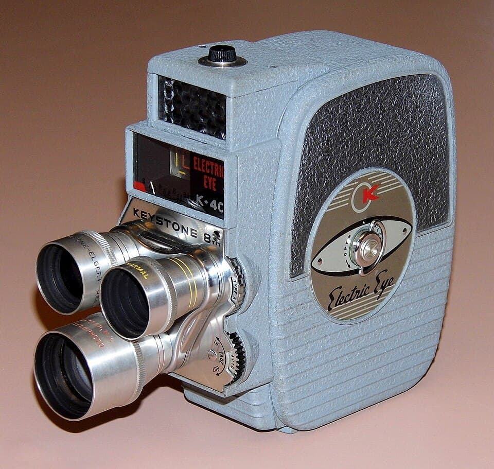 Vintage Keystone K-4C 8mm home movie camera