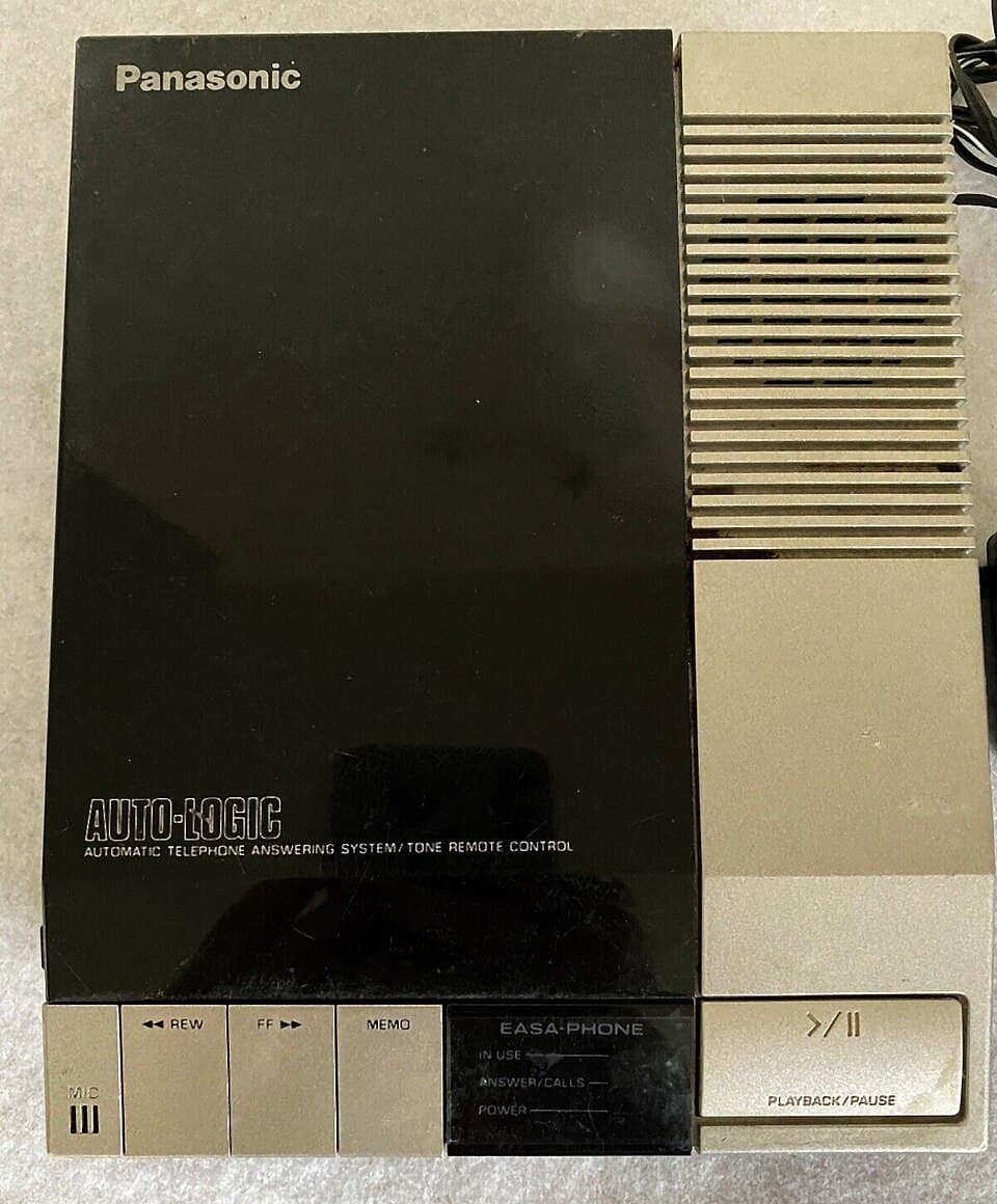 Panasonic cassette answering machine