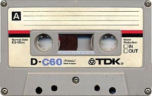 TDK cassette tape