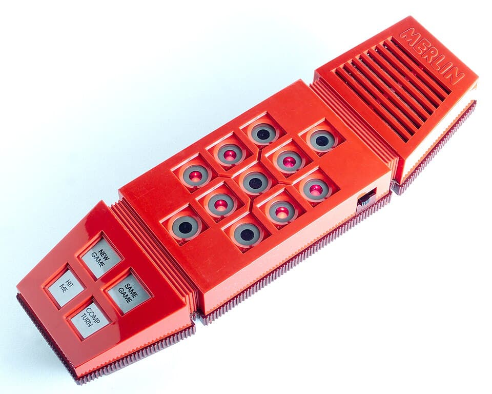 Electronic Merlin handheld game