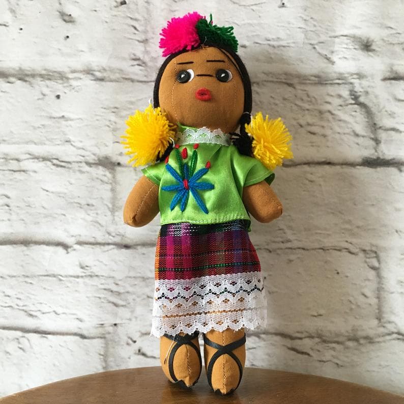 Handmade Rag Doll vintage toy view