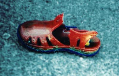 Jelly shoes, translucent plastic sandal